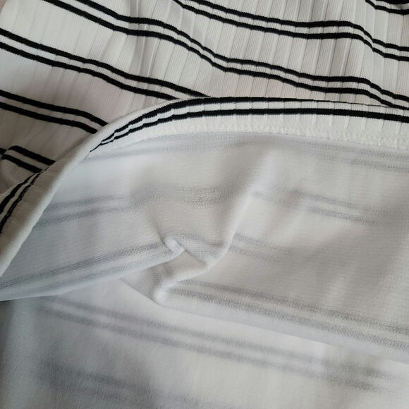 Freshwater White Black Striped Tankini Top Size 3X - Picture 8 of 8